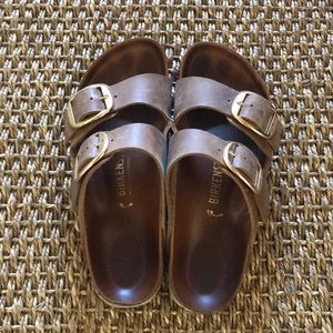 Brown Leather Birkenstocks